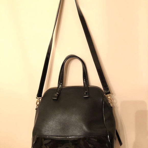 NURSACE Black Leather Handbag - Picture 4 of 11